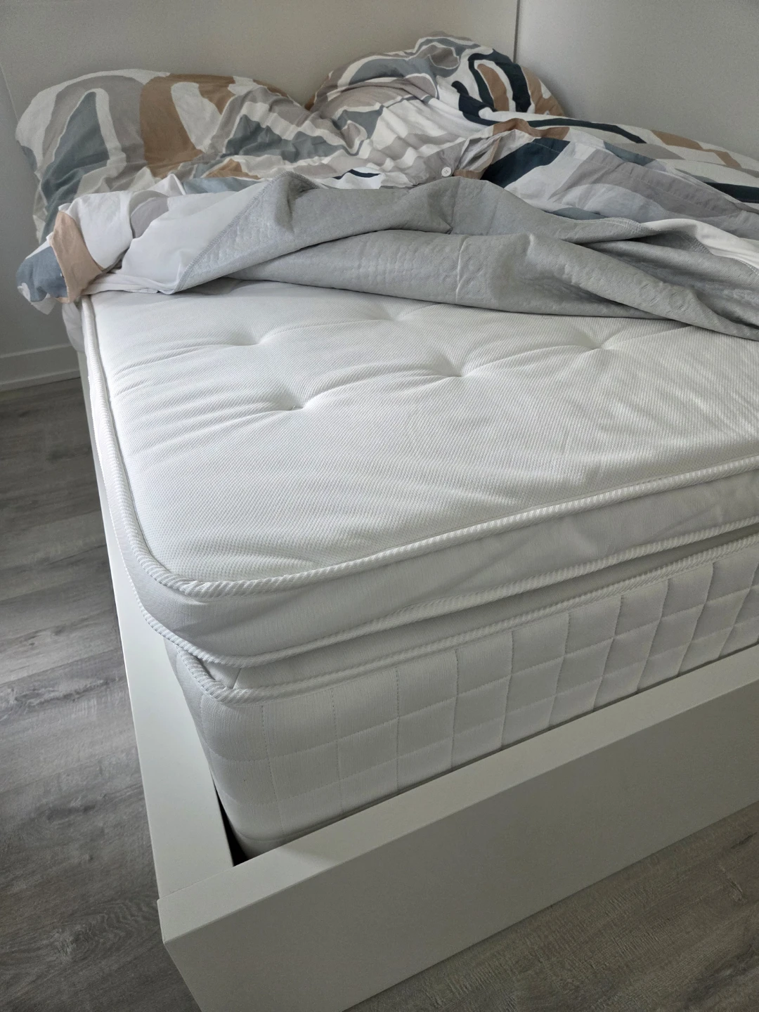 Ikea MALM Bed Frame with Mattress - photo 2