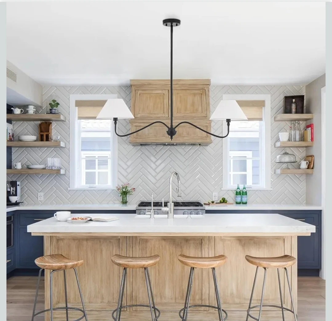 VANZARLA Modern Linear Chandelier 2-Light Fixture - photo 4