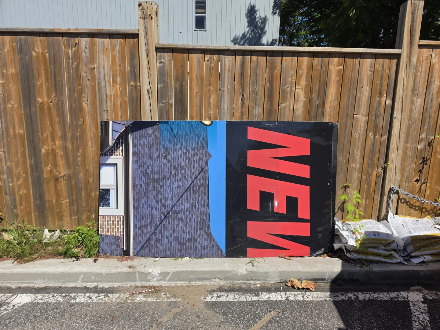 Free 48in x 72in alum. Sign Board