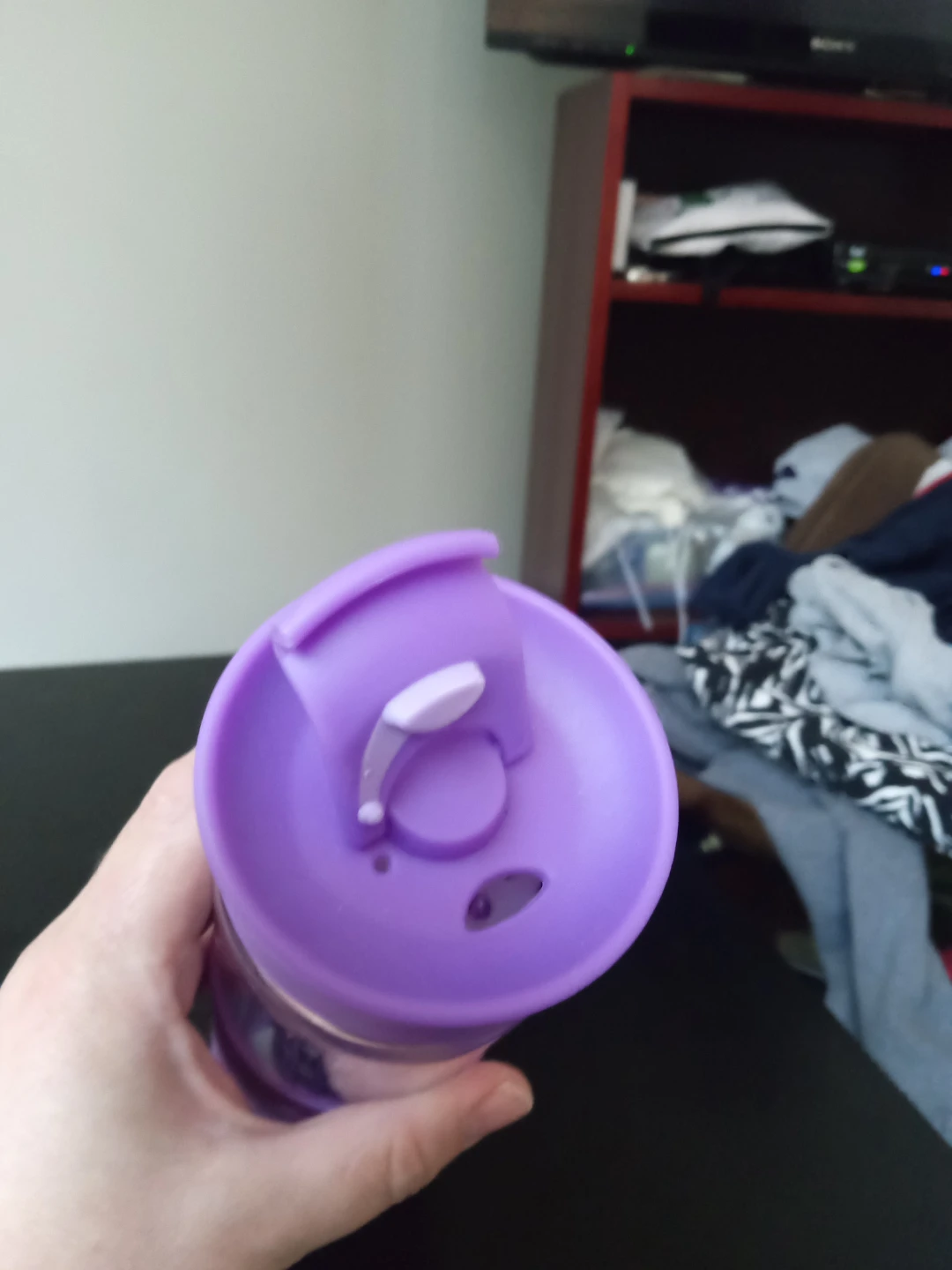 Glass Infuser Water Bottle - Purple - photo 2