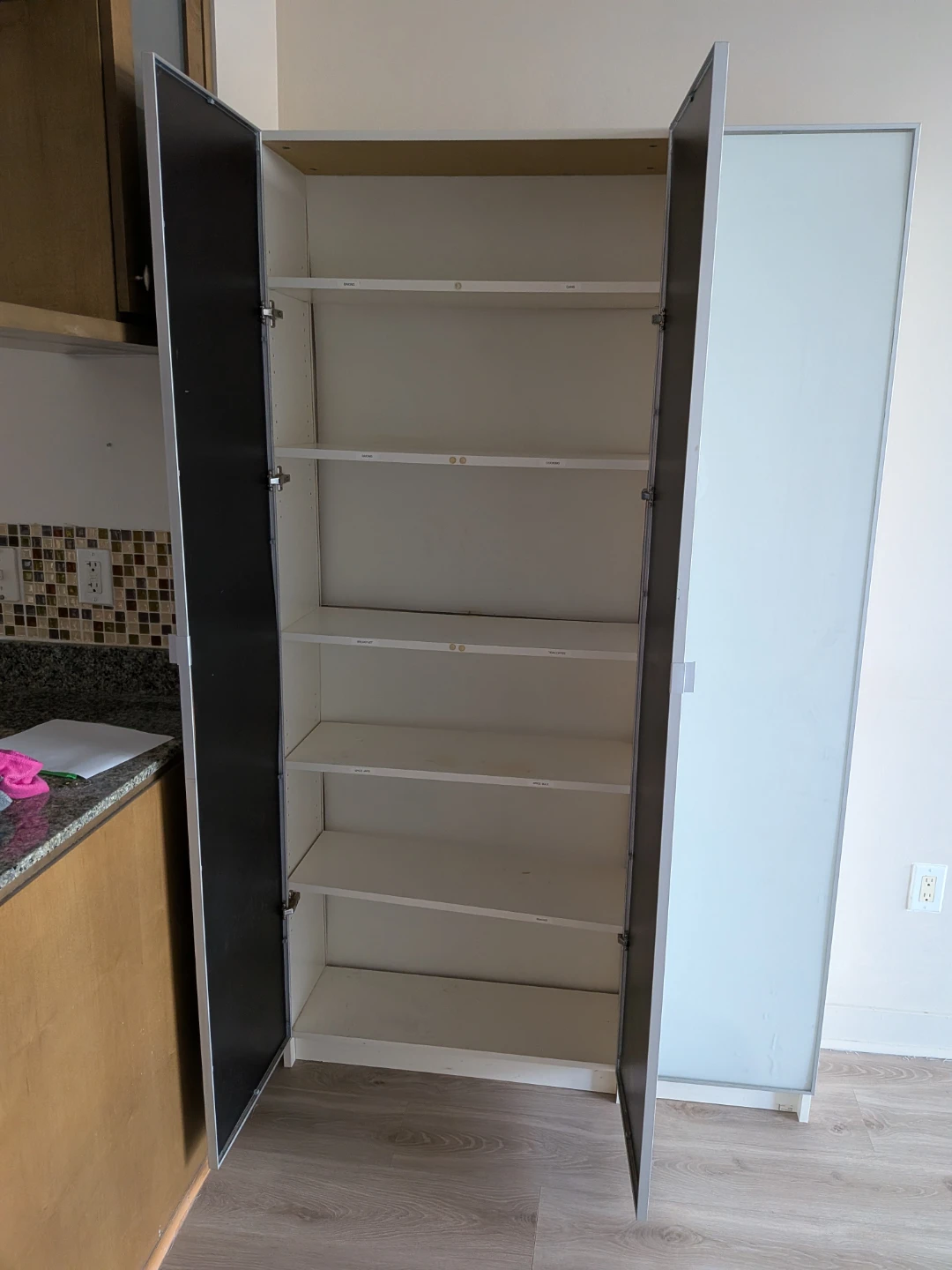 White 3-Door Ikea(?) cabinet - photo 4