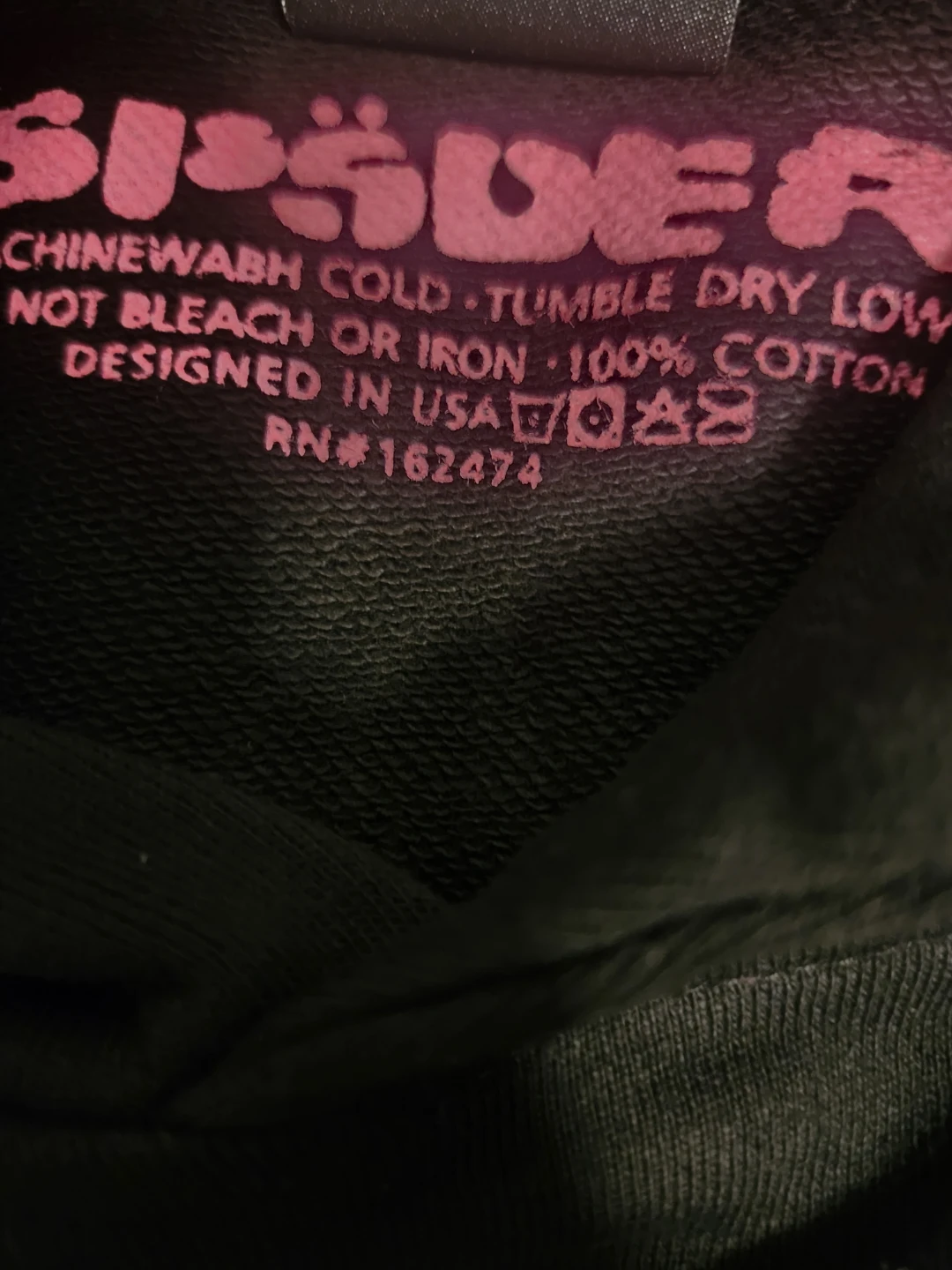 1:1 black punk Spider Hoodie size large - photo 4
