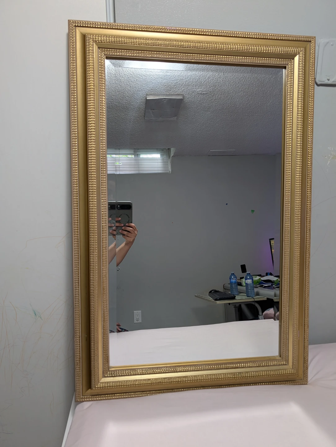 Gold Framed Wall Mirror