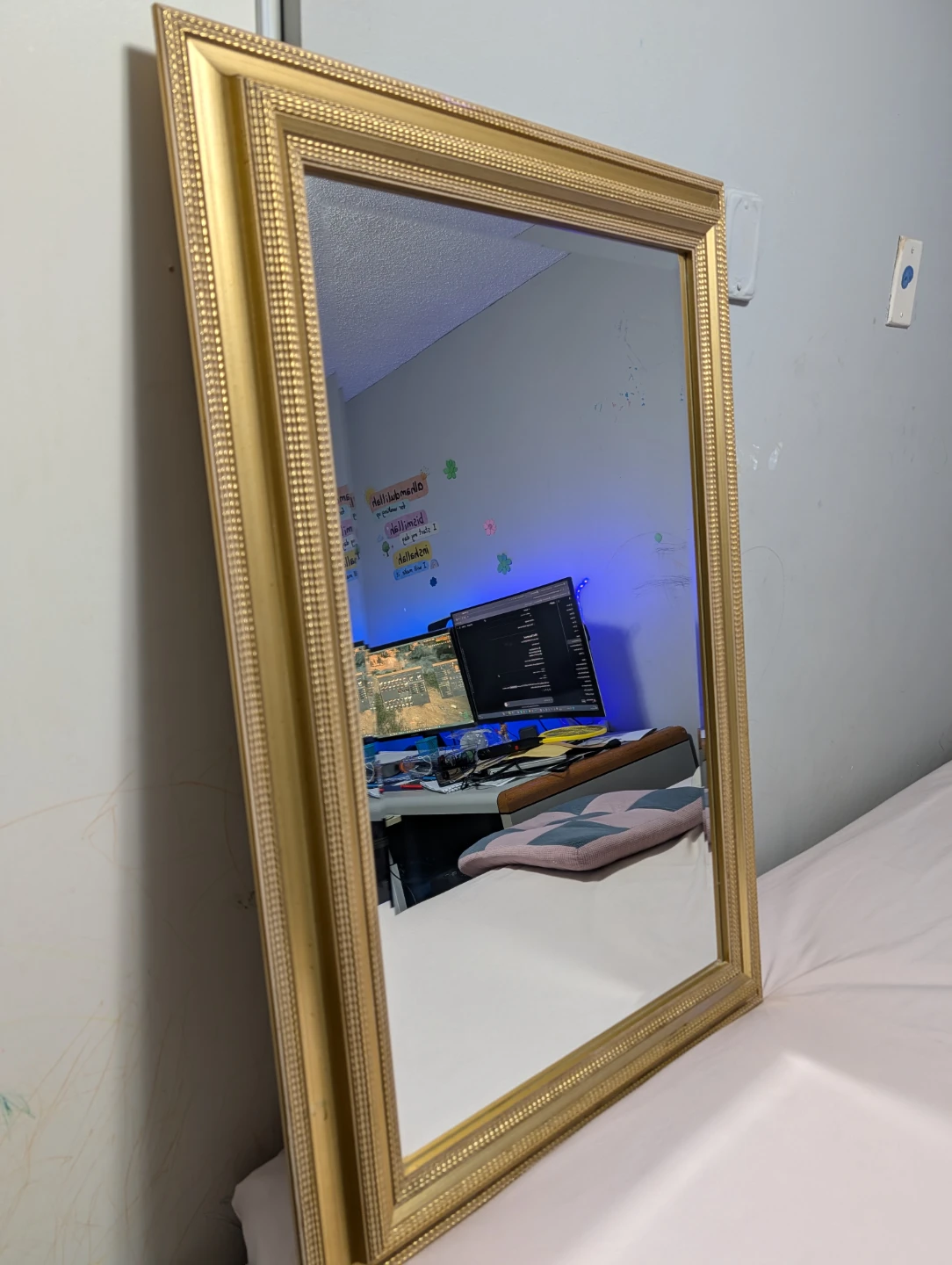 Gold Framed Wall Mirror - photo 3