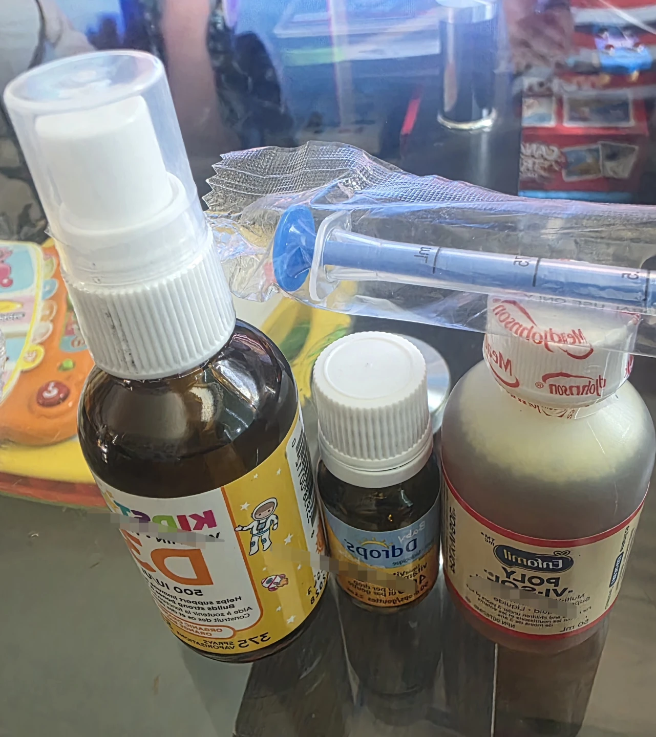 KidzStar Vitamin D3 Drops & Enfamil Poly-Vi-Sol Multivitamin