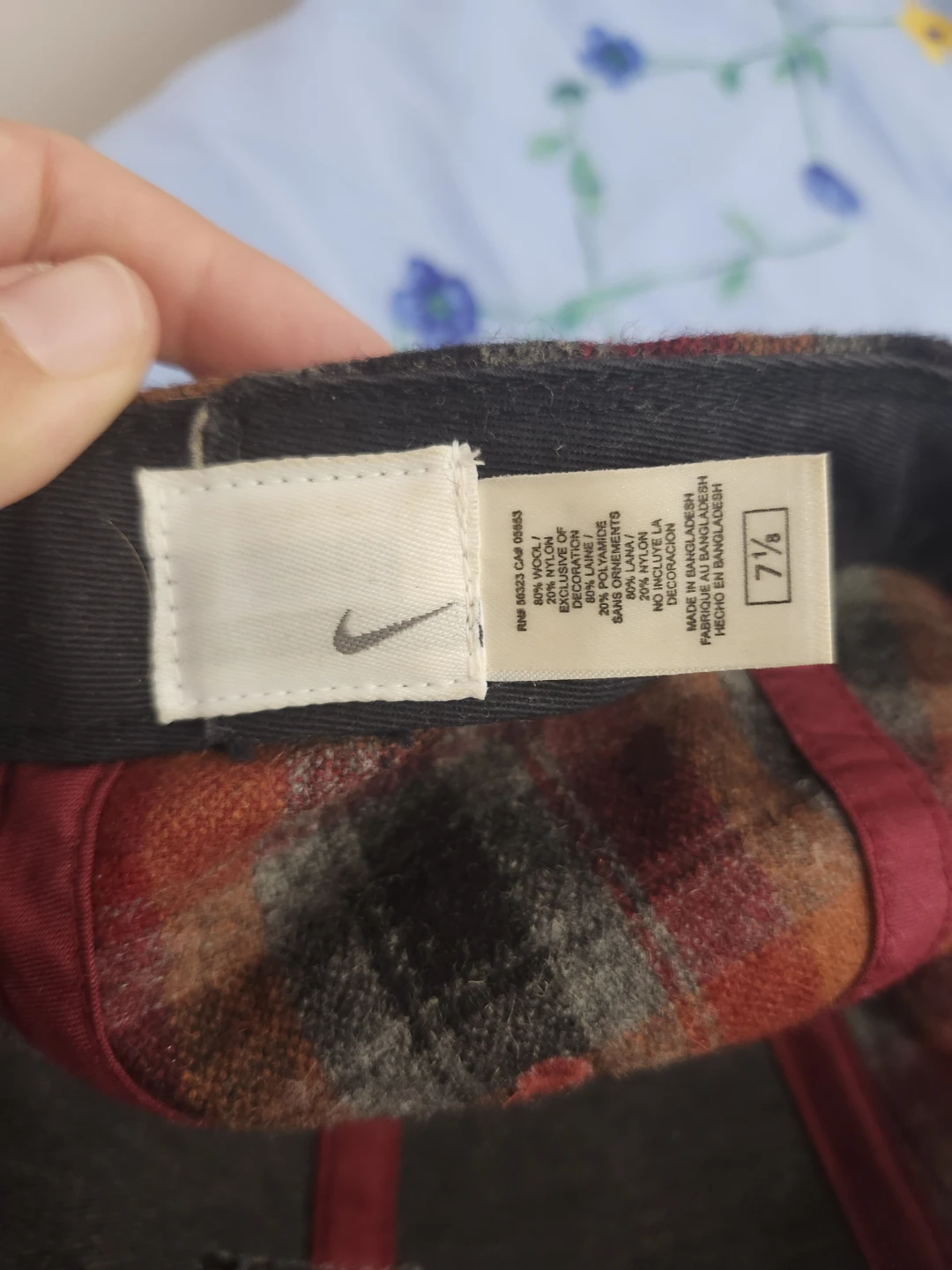 Official Nike SB Vintage Plaid/Flannel Fitted Rare Hat - photo 2