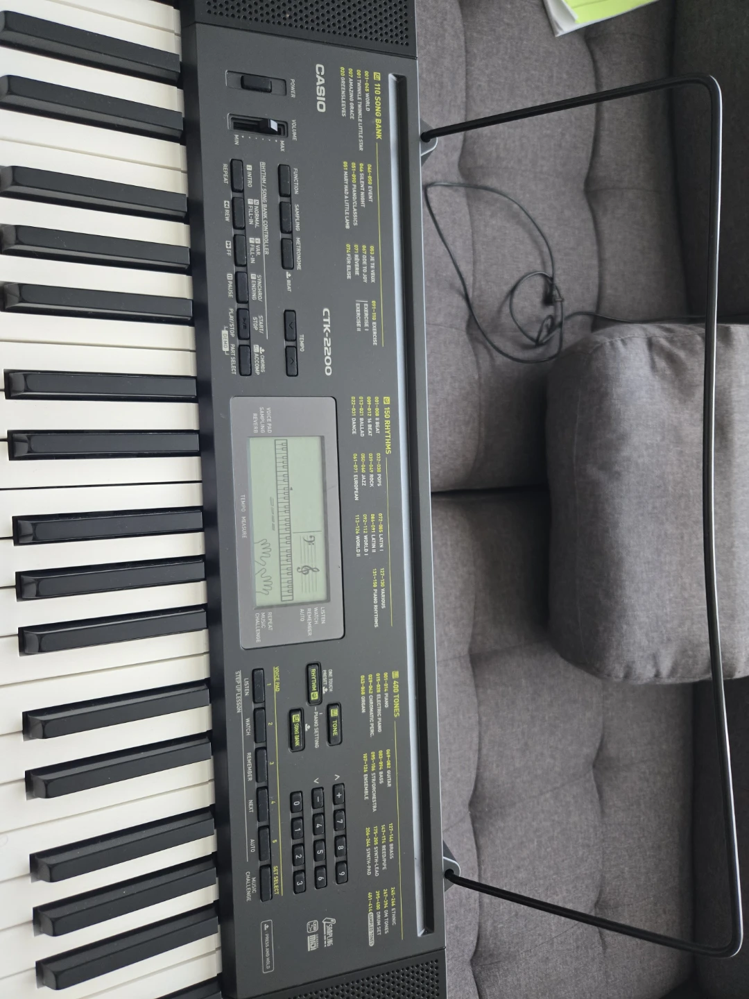 Casio CTK-2200 61-Key Keyboard + Adjustable Stand - photo 2