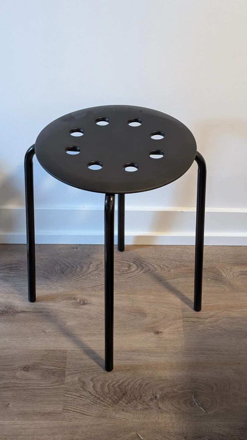 IKEA MARIUS Stool, Black