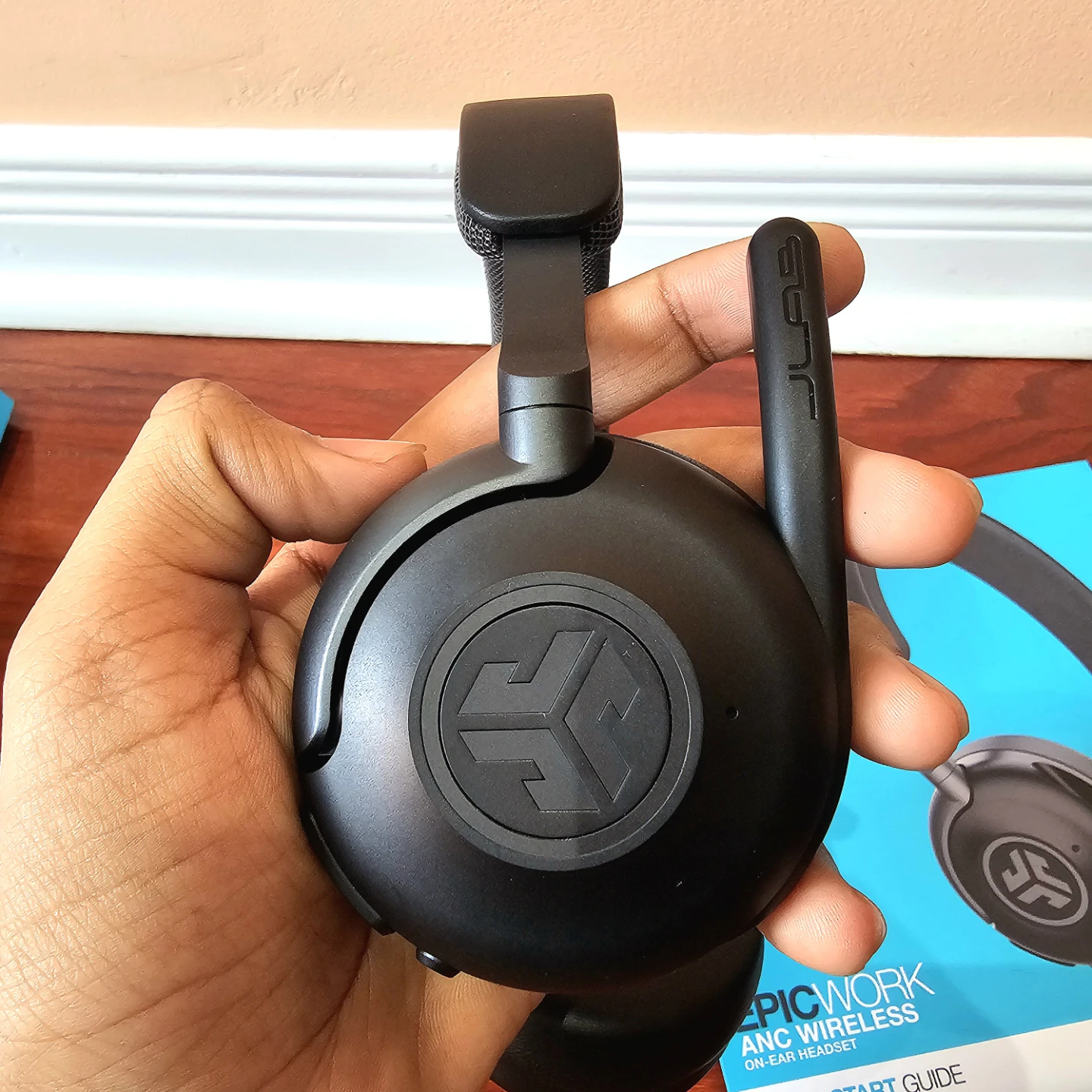 JLab Epic Work Wireless Bluetooth Headset w/ Mic, ANC & Charging - photo 5