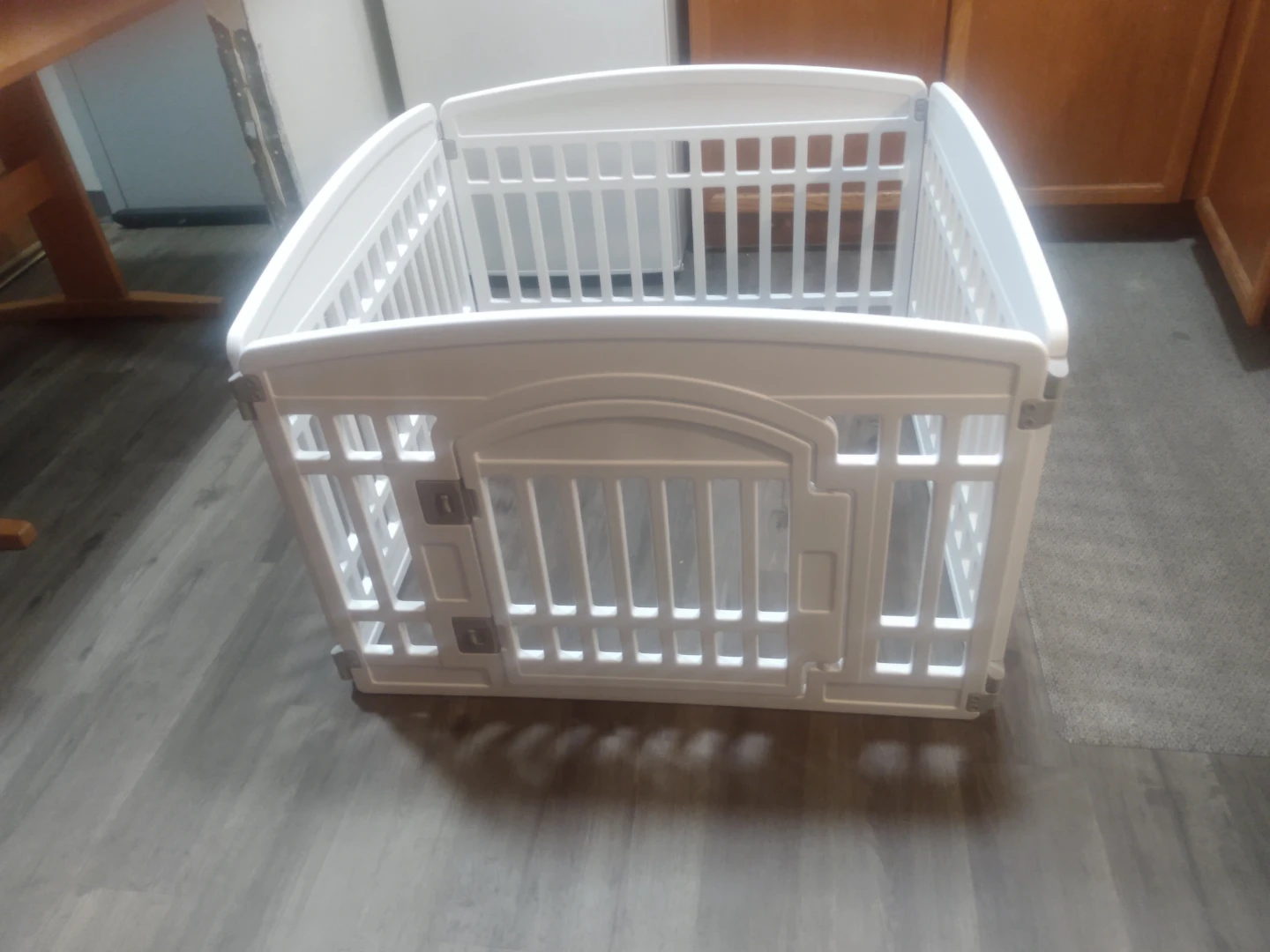 White Plastic Playpen