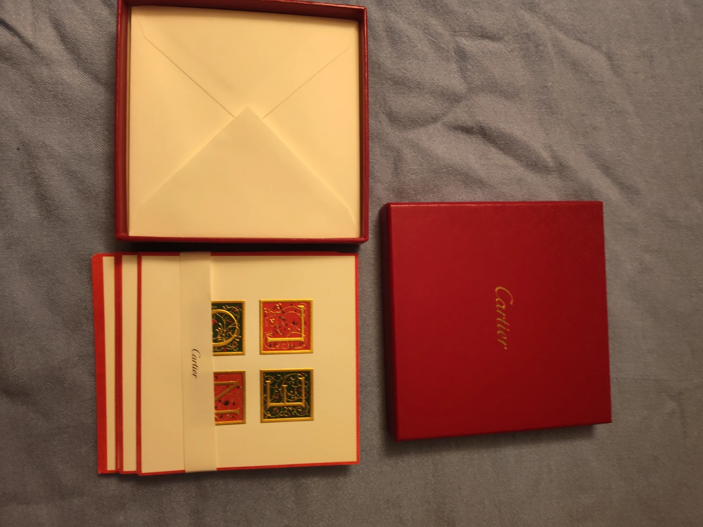 Cartier Red Box Set with Decorative Cards - photo 2