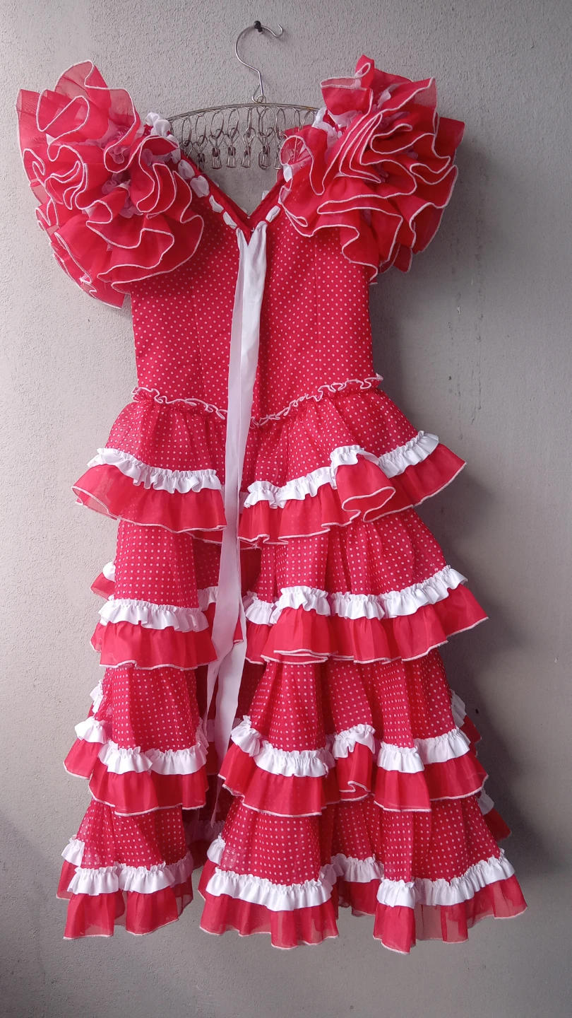 Red Polka Dot Flamenco Dress - photo 2