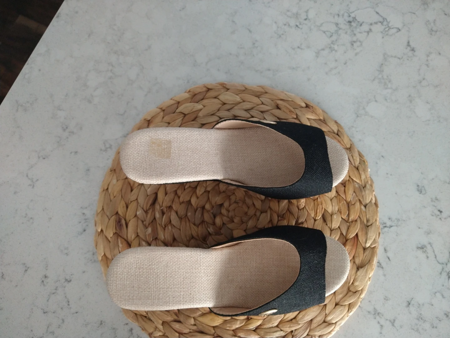 Black Wedge Sandals - photo 2