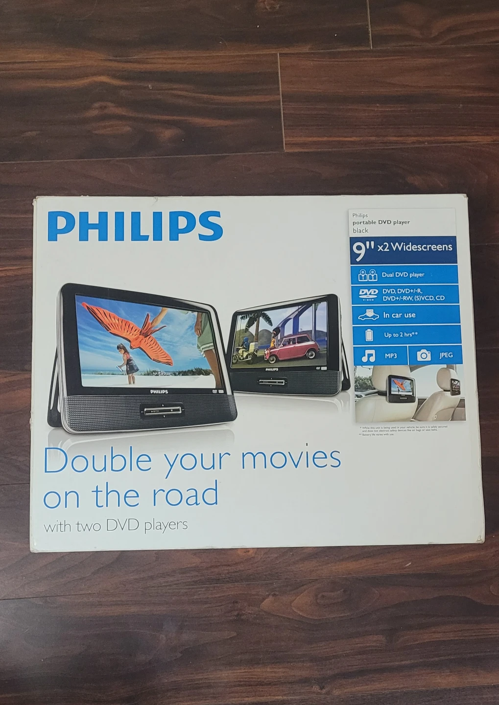 Philips Portable Dual Screen DVD Player