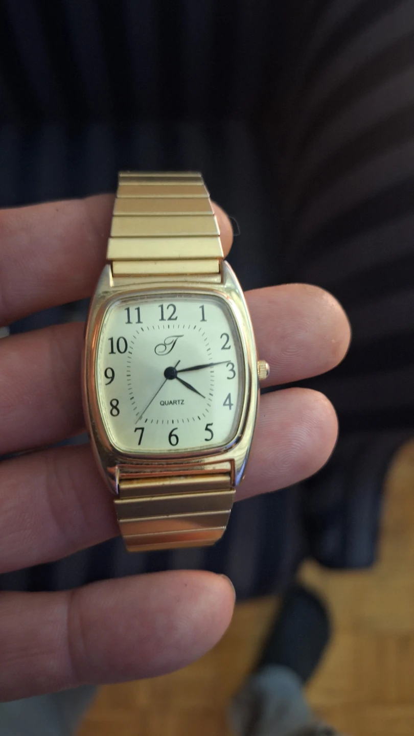 Timex Quartz Watch Gold Tone Expandable Band