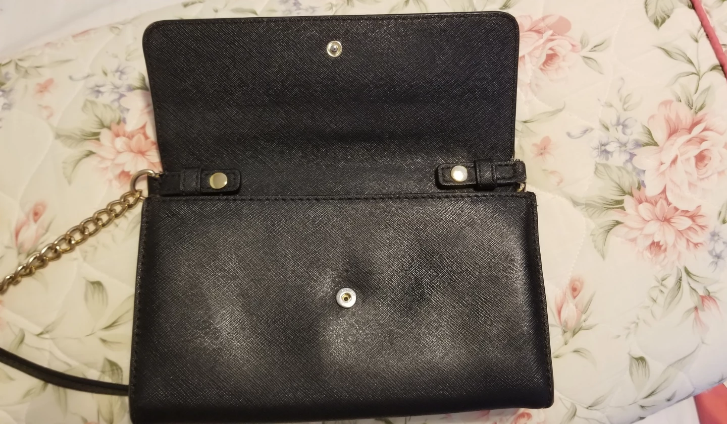 Black Michael Kors Wallet with Chain Strap - photo 2
