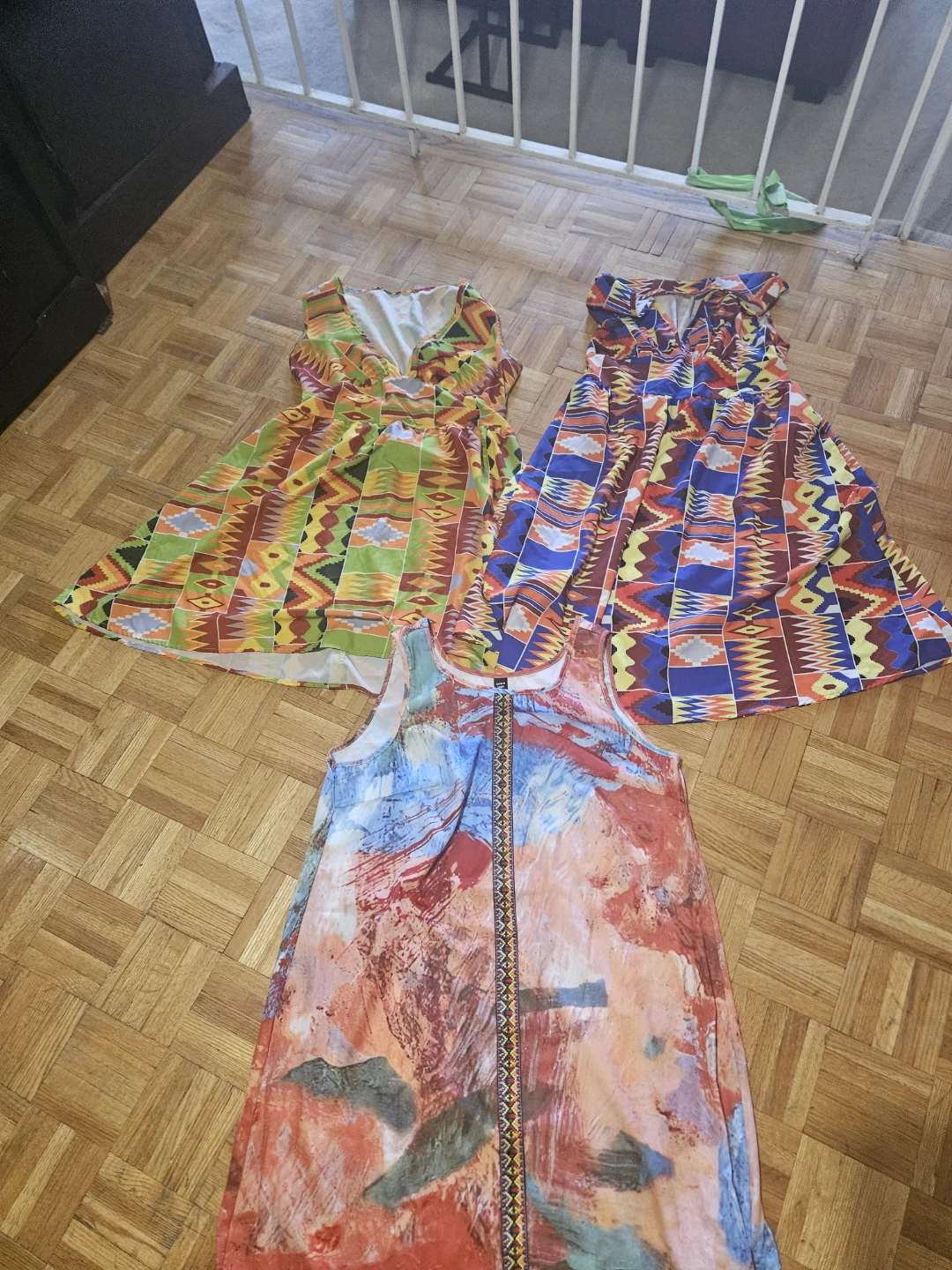 Three Women's Patterned Dresses - photo 2