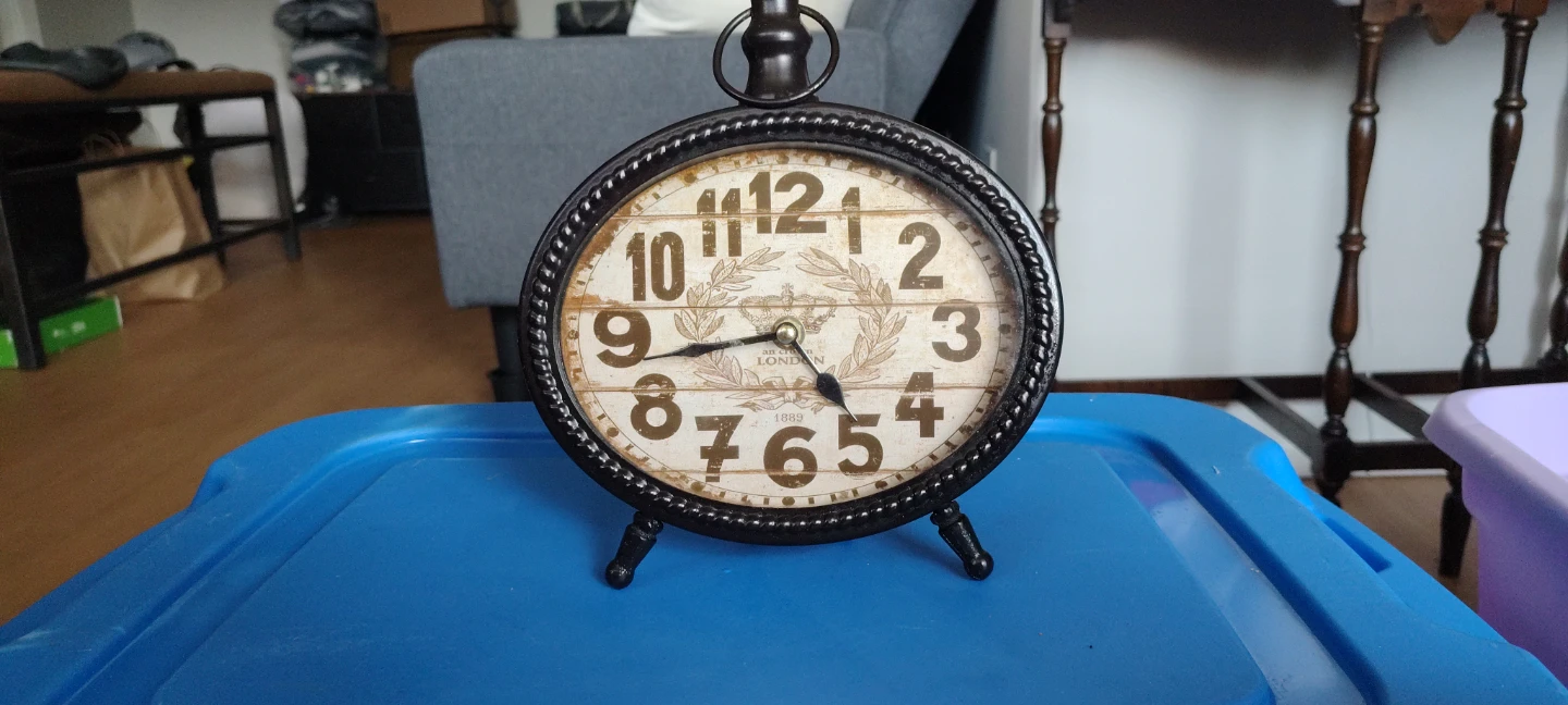 Vintage Style London Table Clock