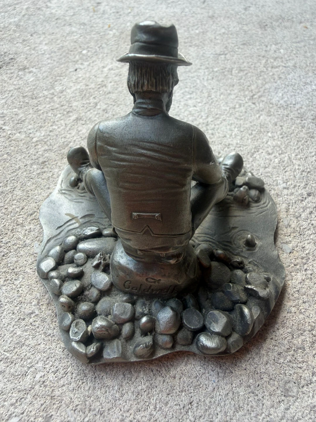 Caldwell Pewter Gold Panning Figurine - photo 2