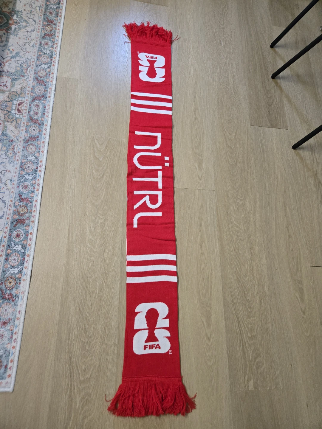NEW. FIFA Red and White Scarf - photo 2