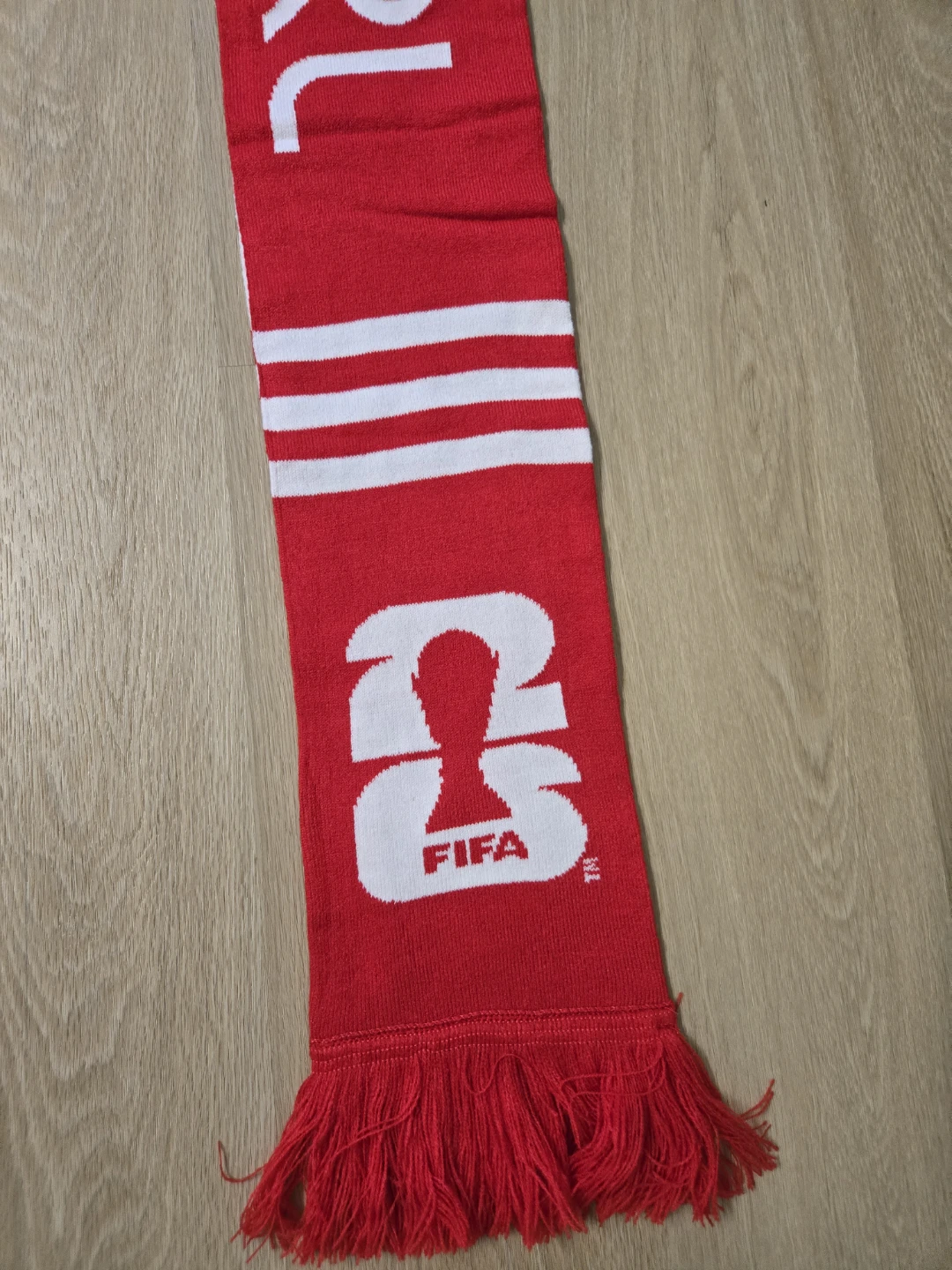 NEW. FIFA Red and White Scarf - photo 3