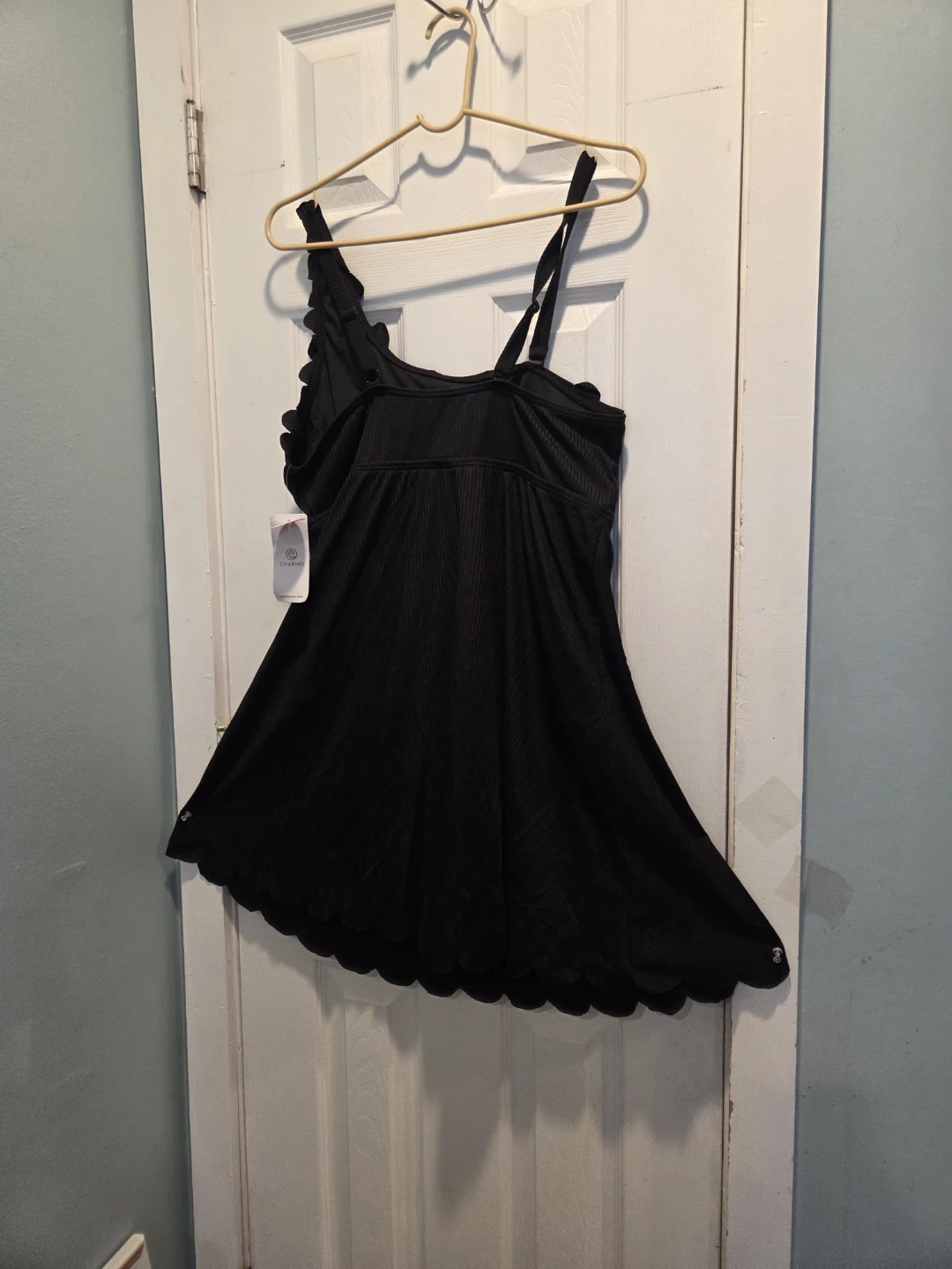 CHARMO Black Ribbed Swimdress UPF 50+ - photo 2