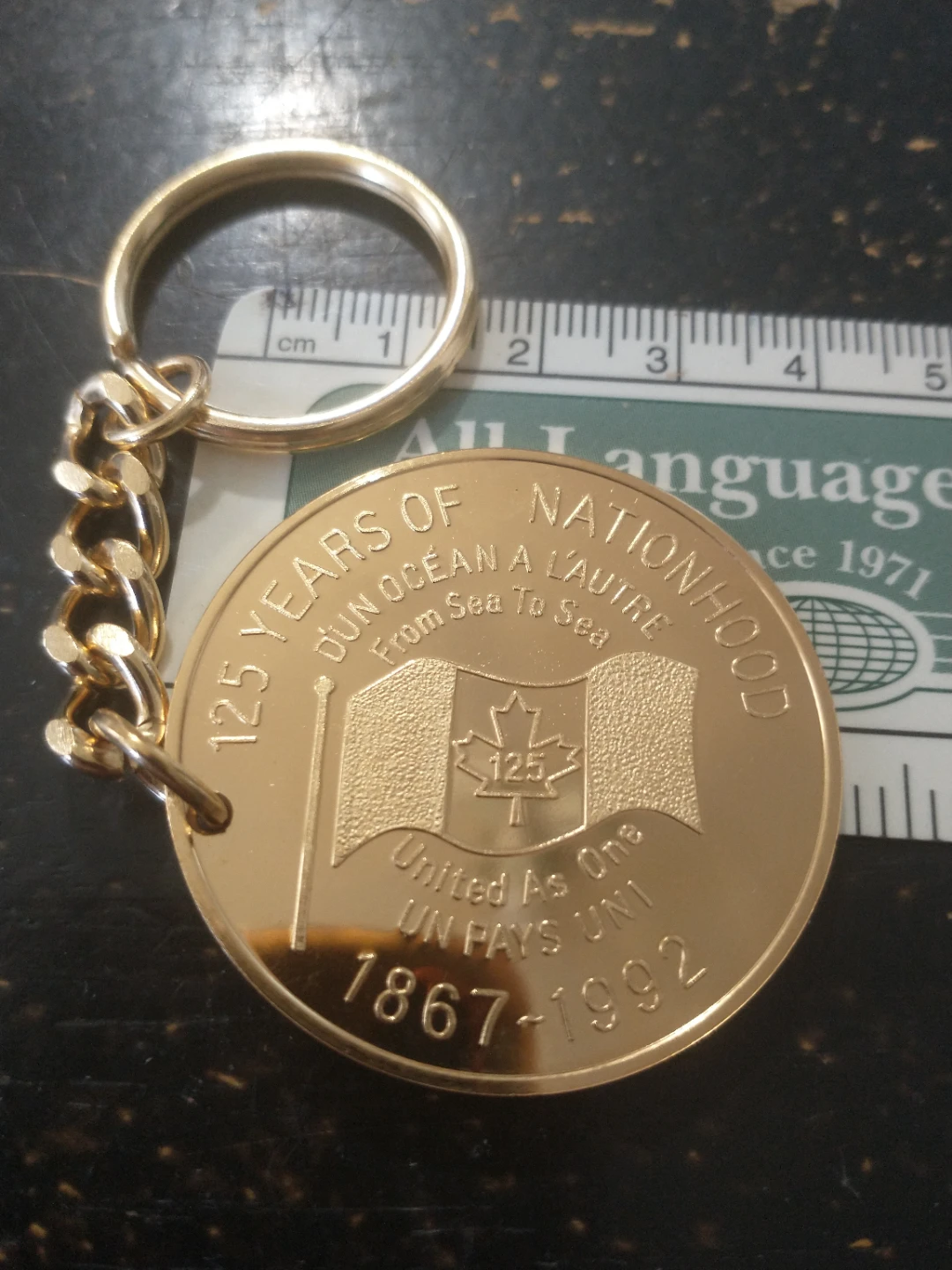 Canada 125th Anniversary Keychain Celebrating Roberta Bondar - photo 2