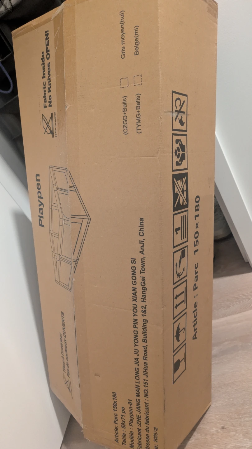 Playpen - 150x180 cm. Brand New unused. - photo 2