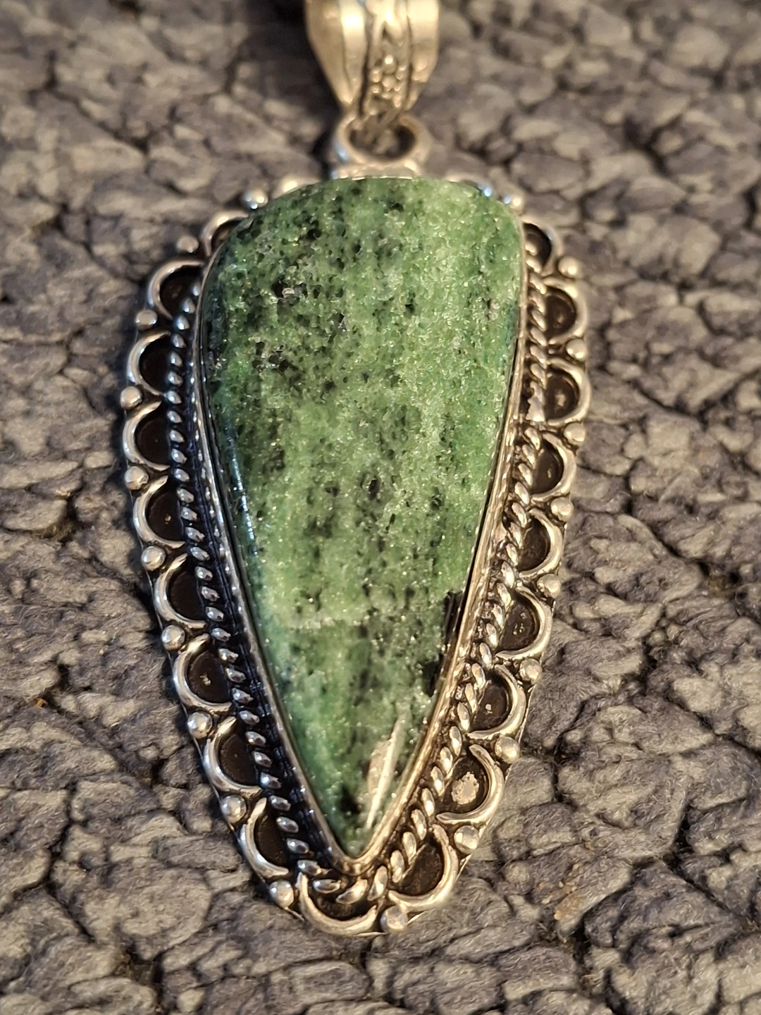 Sterling Silver Jasper Necklace