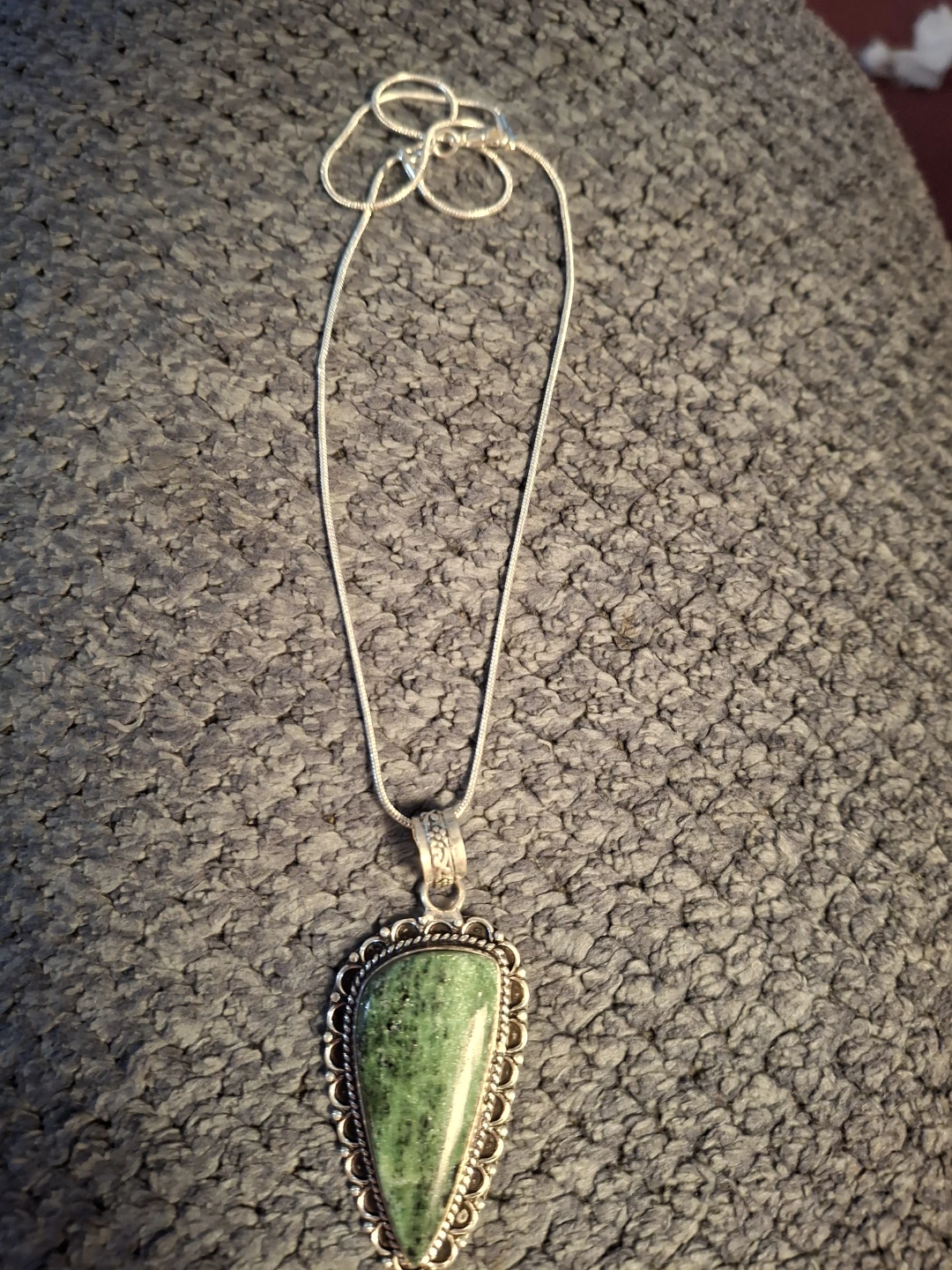 Sterling Silver Jasper Necklace - photo 3