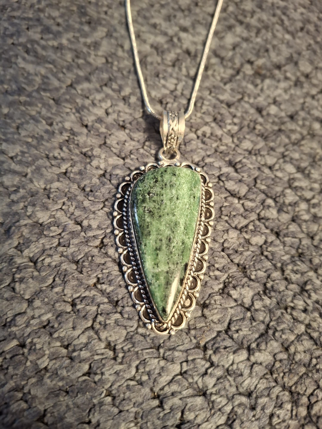 Sterling Silver Jasper Necklace - photo 4