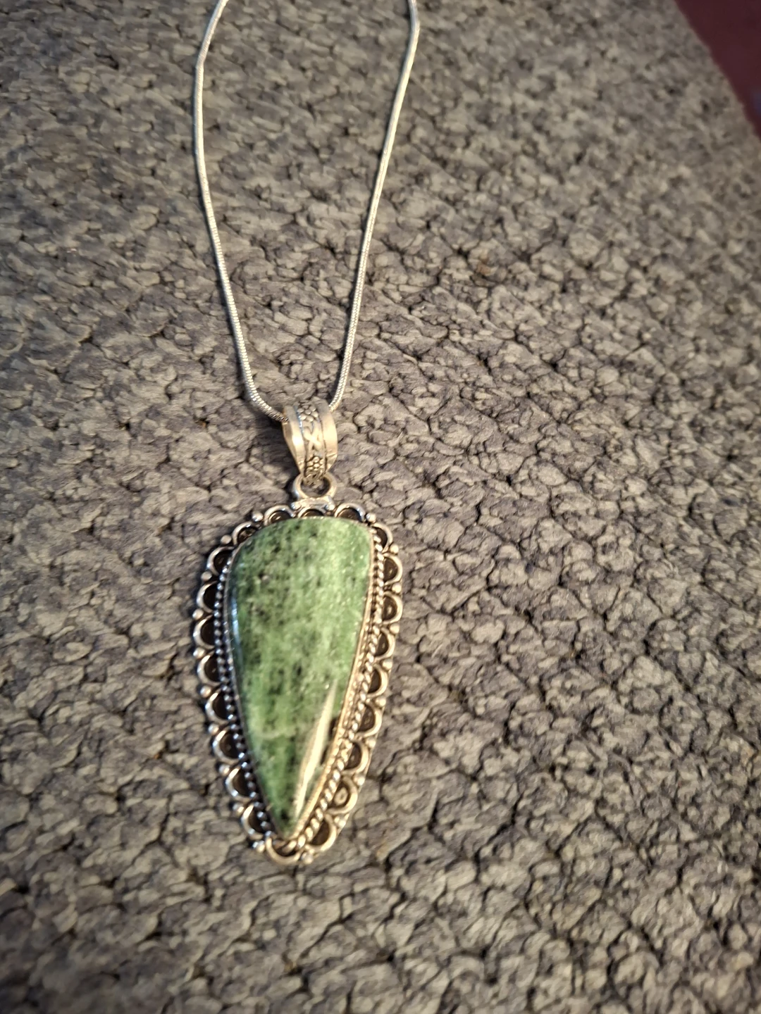 Sterling Silver Jasper Necklace - photo 5