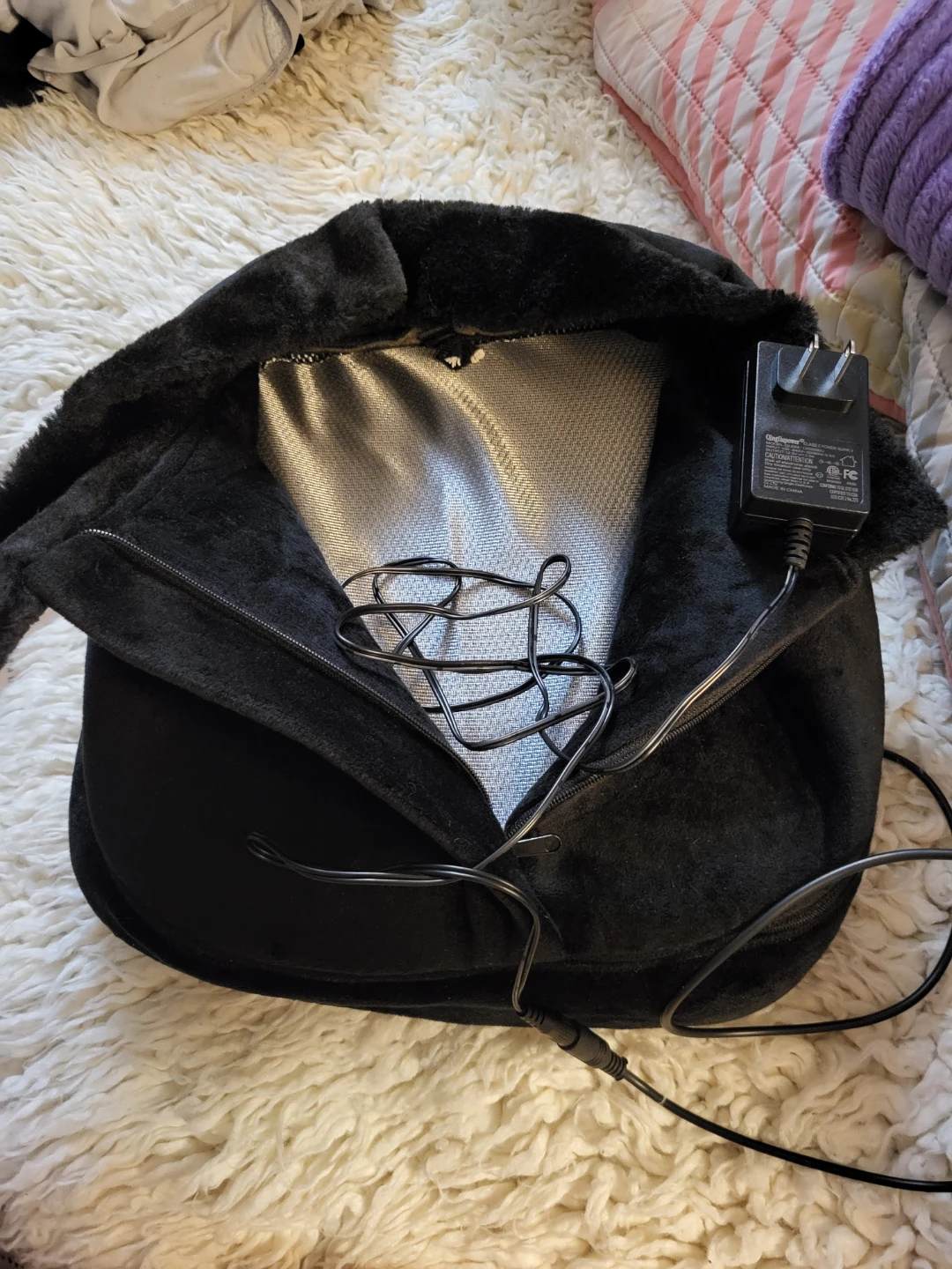 Black Heated Foot Warmer and massaging - photo 2
