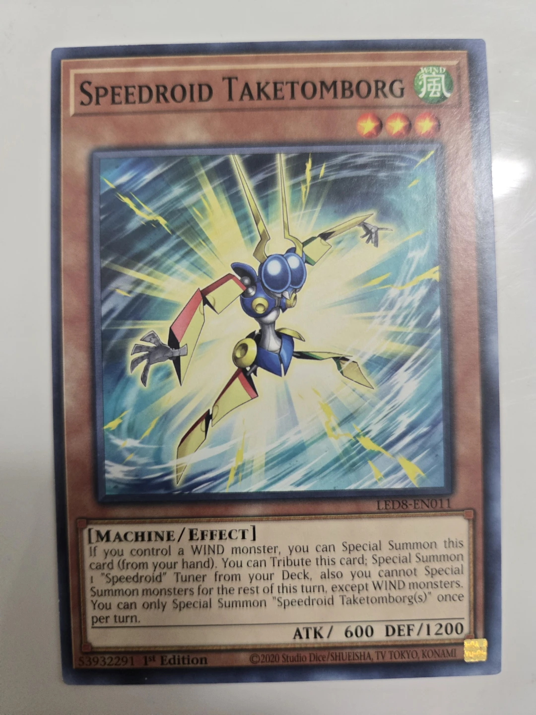 SPEEDROID Taketomborg Yu-Gi-Oh! Card