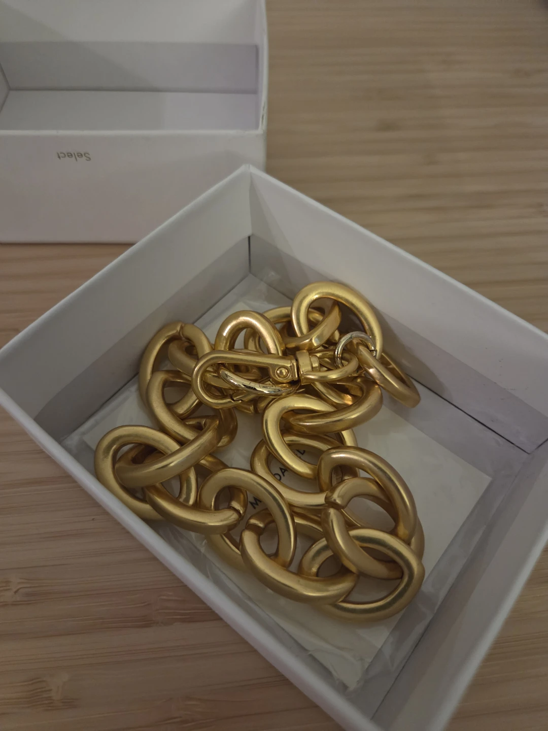 Monday Edition Chunky Gold Chain Necklace - photo 3