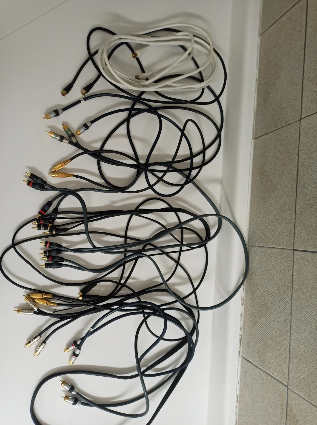 Assortment of Audio/Video Cables