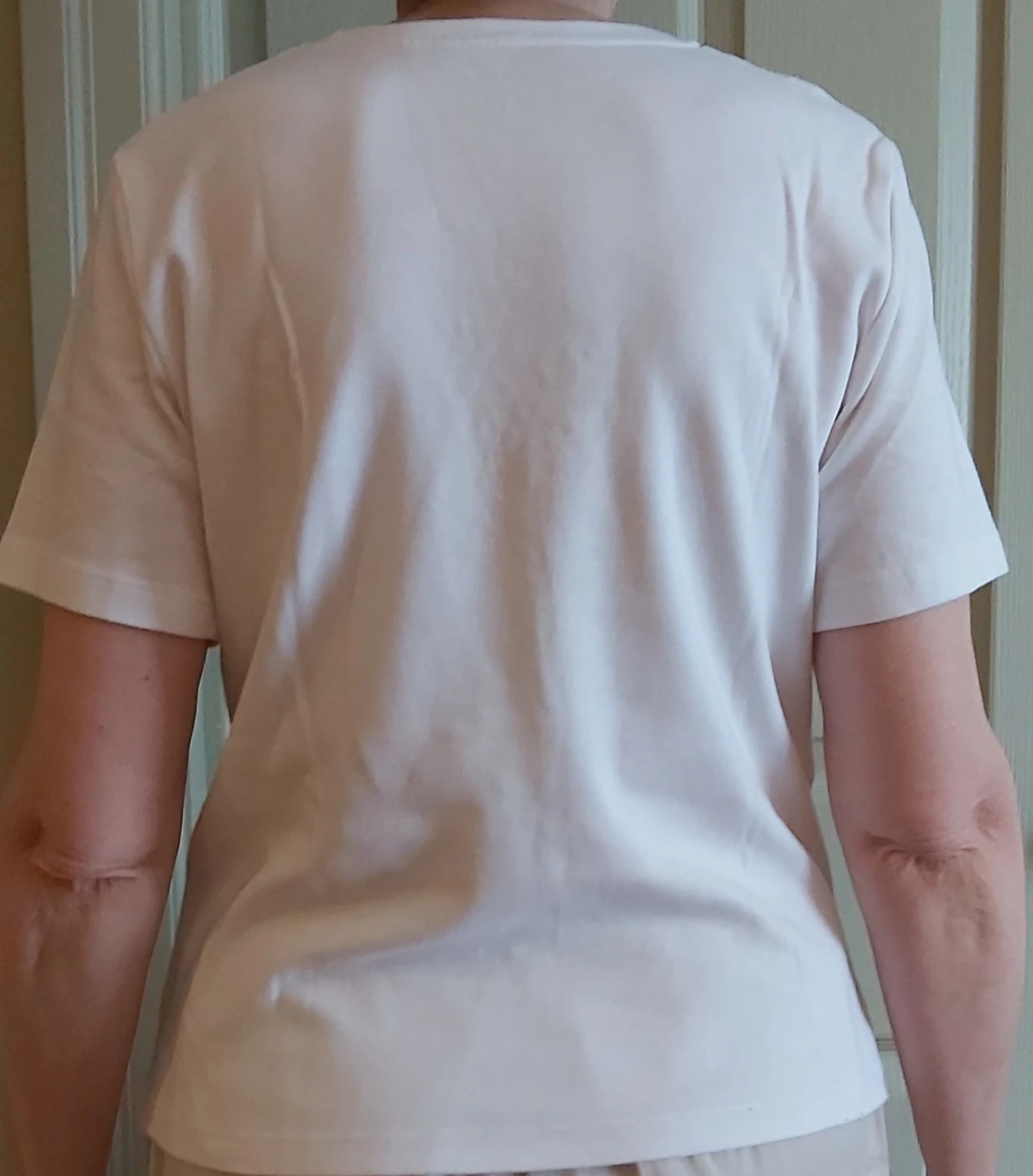 Alia Petite White T-Shirt - Size S/P - photo 5
