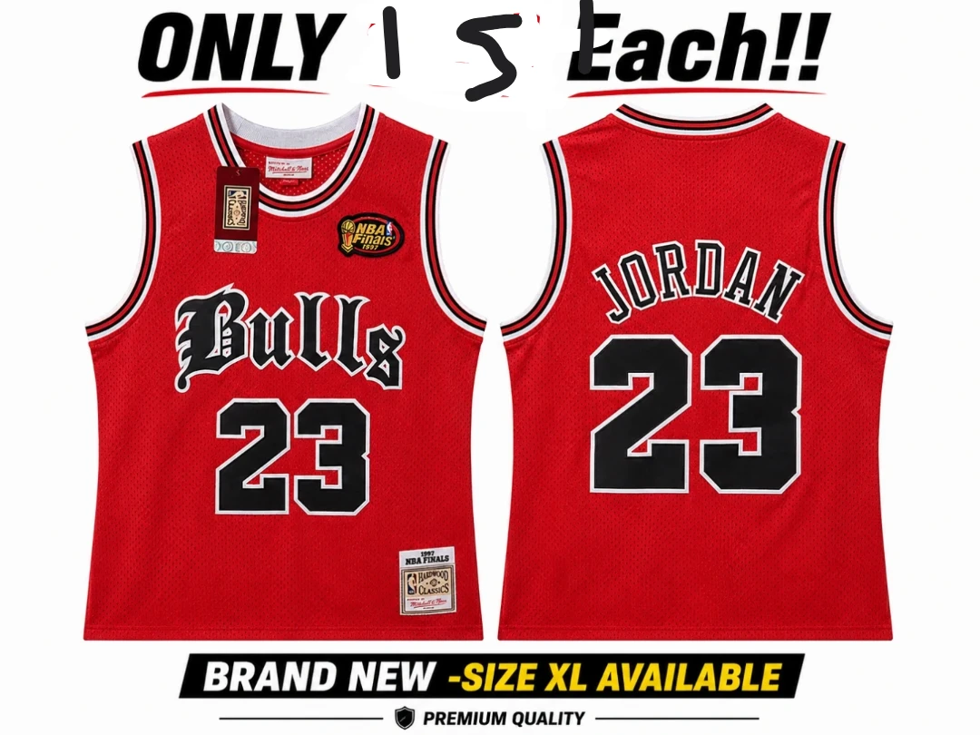 NEW XL Mitchell & Ness Chicago Bulls Michael Jordan 23 Jersey