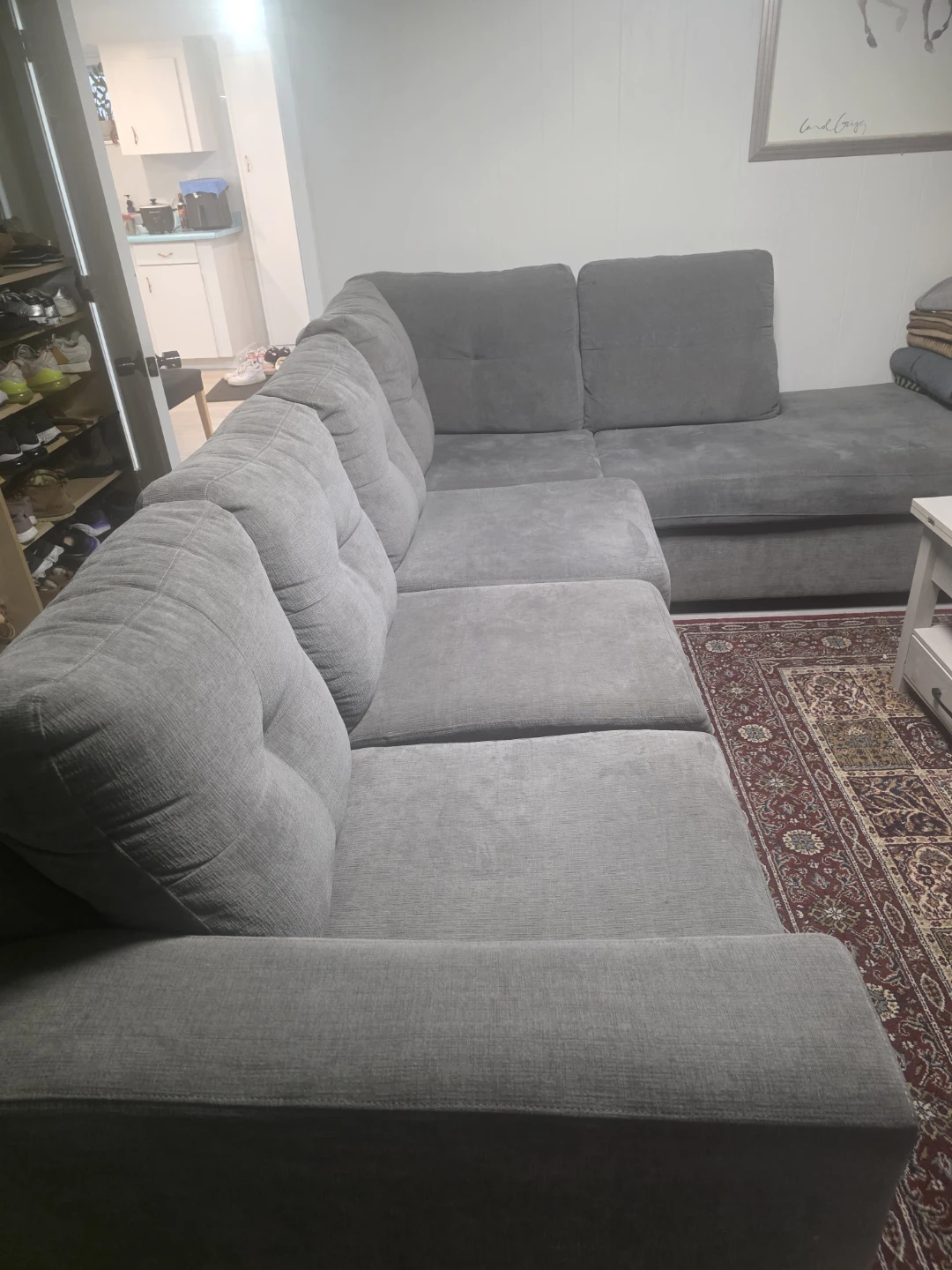L shape sofa