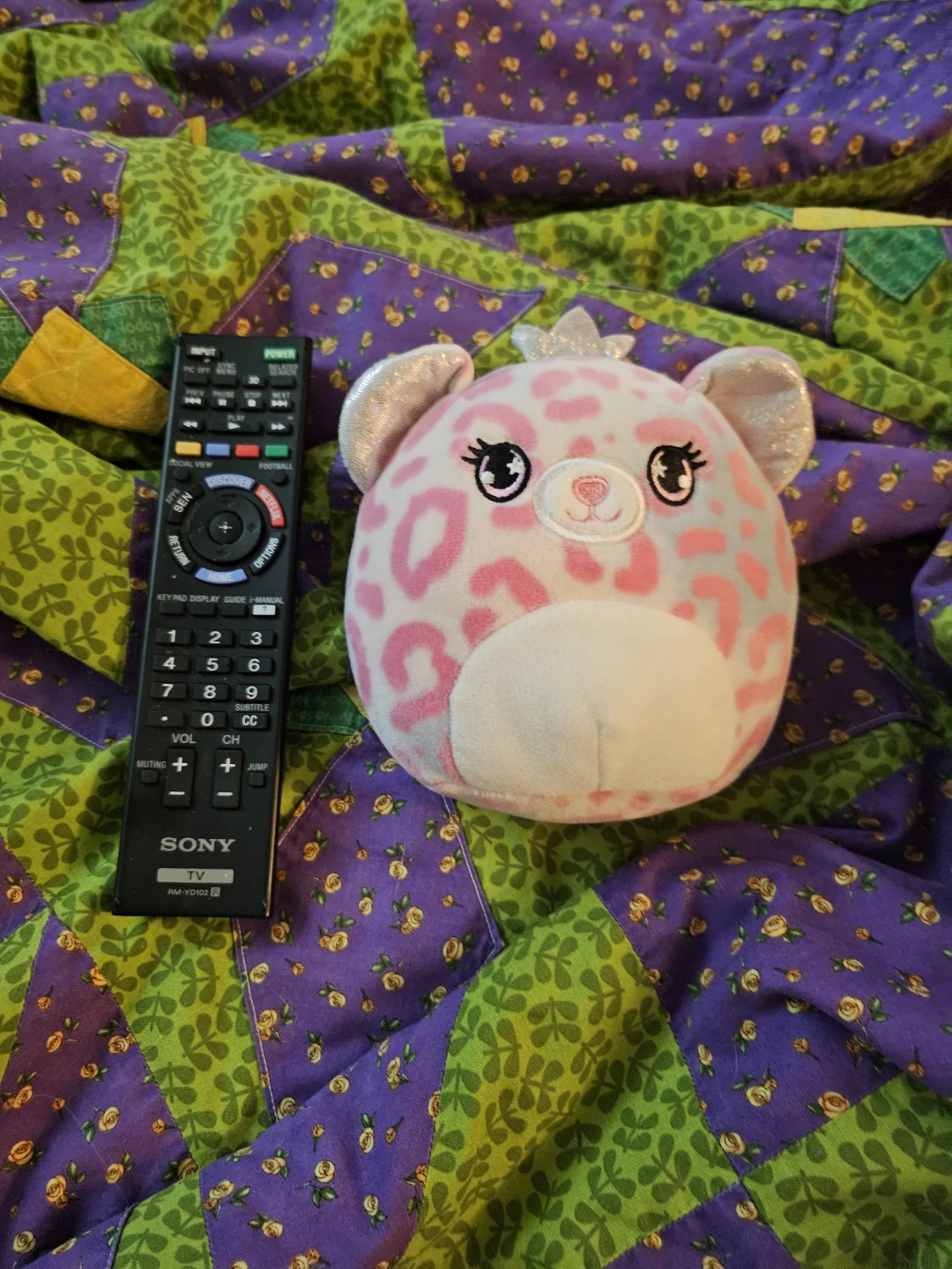 Squishmallows Pink Leopard Plush Toy