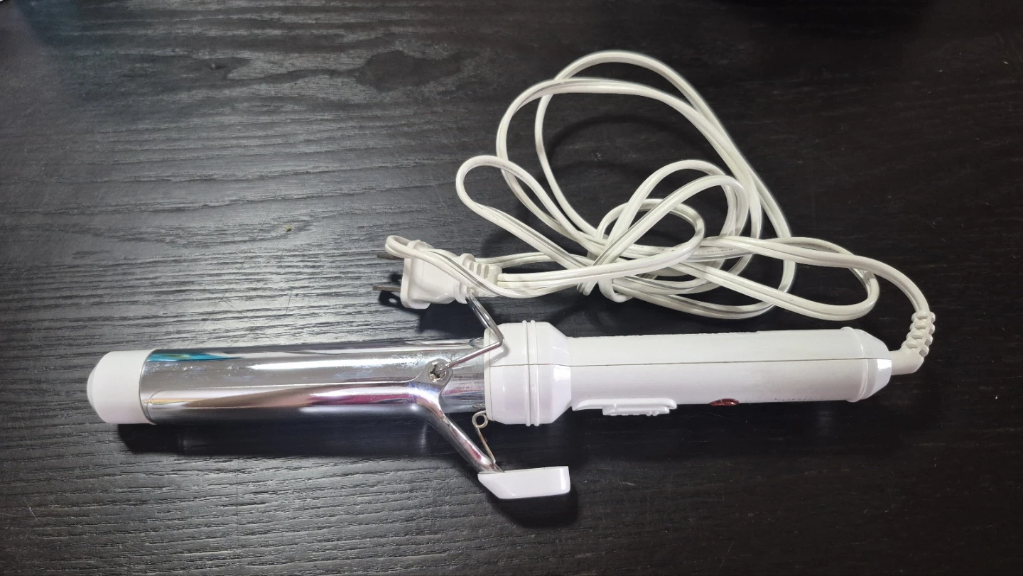 White Curling Iron