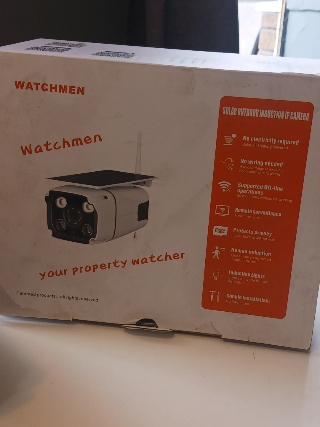 Watchmen Solar Outdoor Induction IP Camera