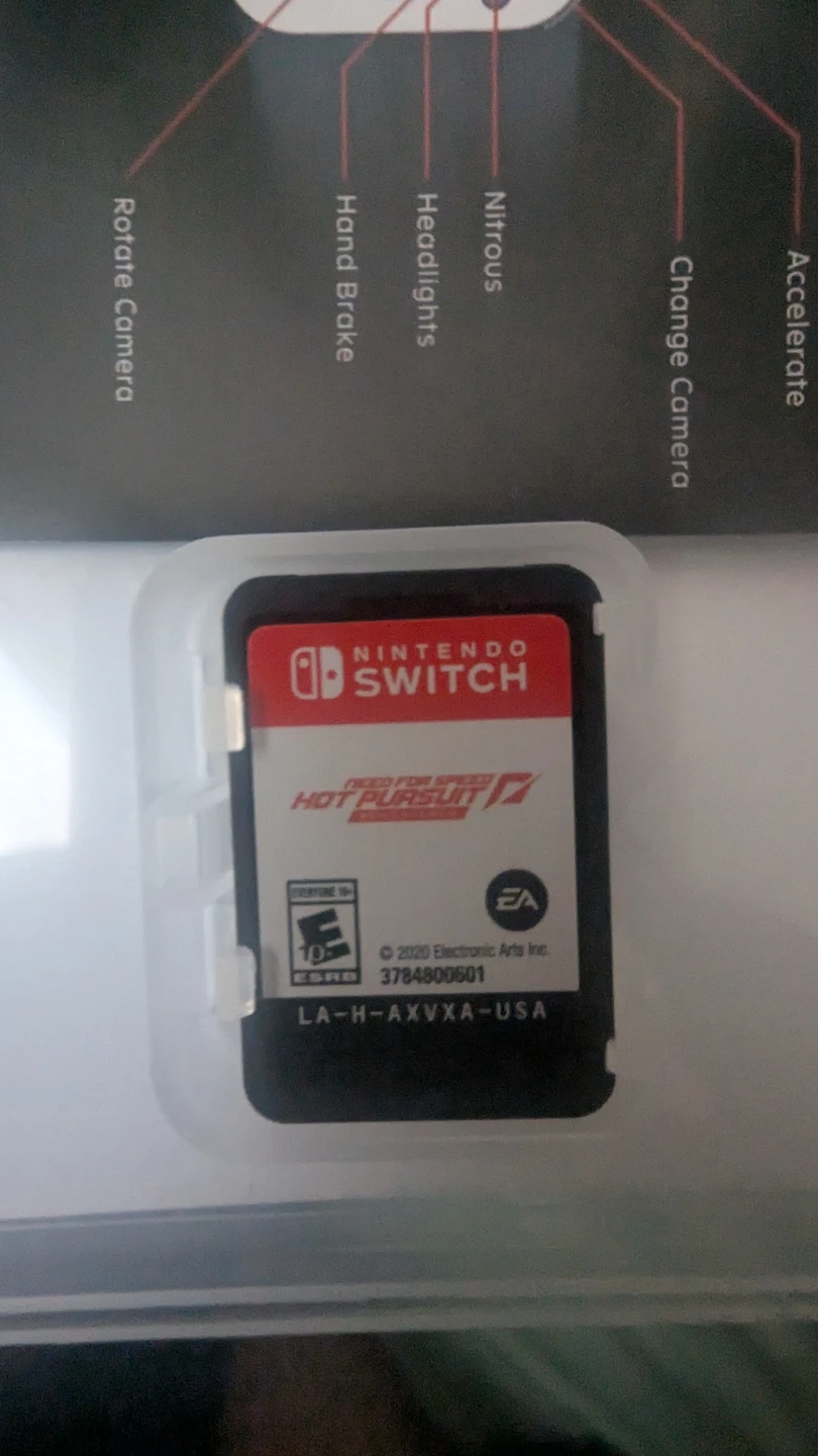 Nintendo Switch Need for Speed Hot Pursuit Remastered Game