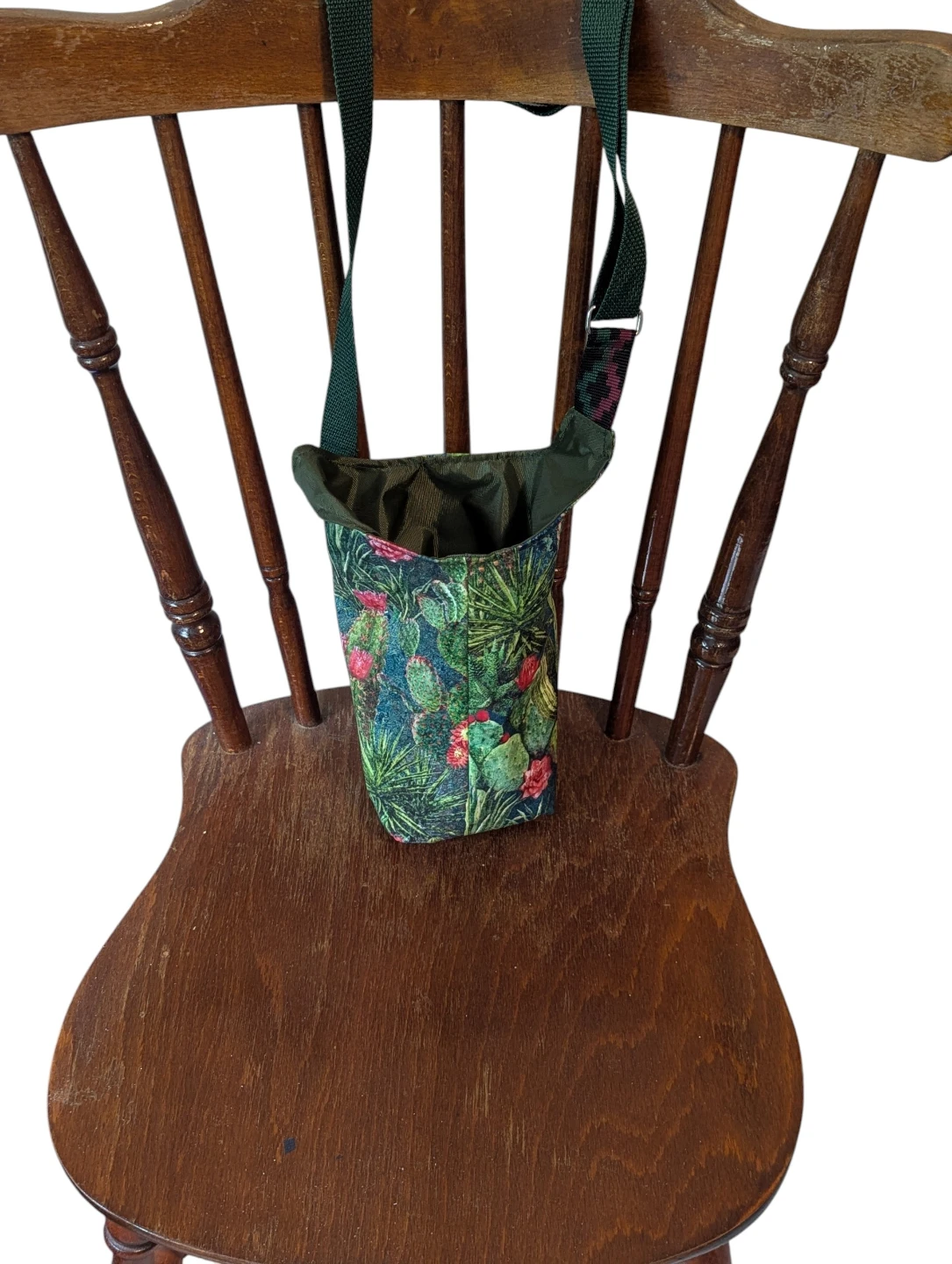 Cactus theme water bottle tote bag - photo 3