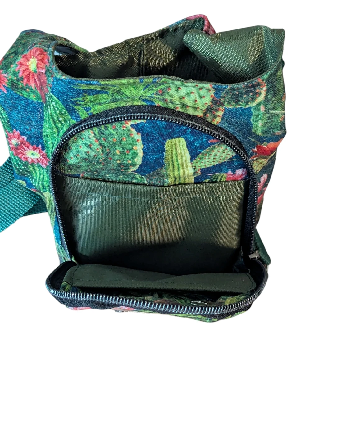 Cactus theme water bottle tote bag - photo 4