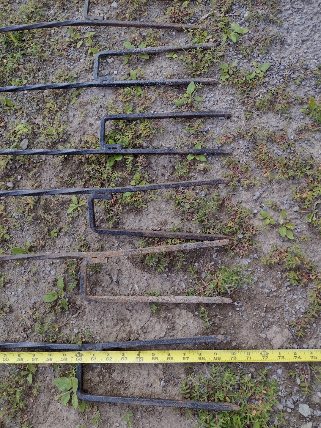 6 Metal Tiki Torches with Citronella Fuel - photo 4