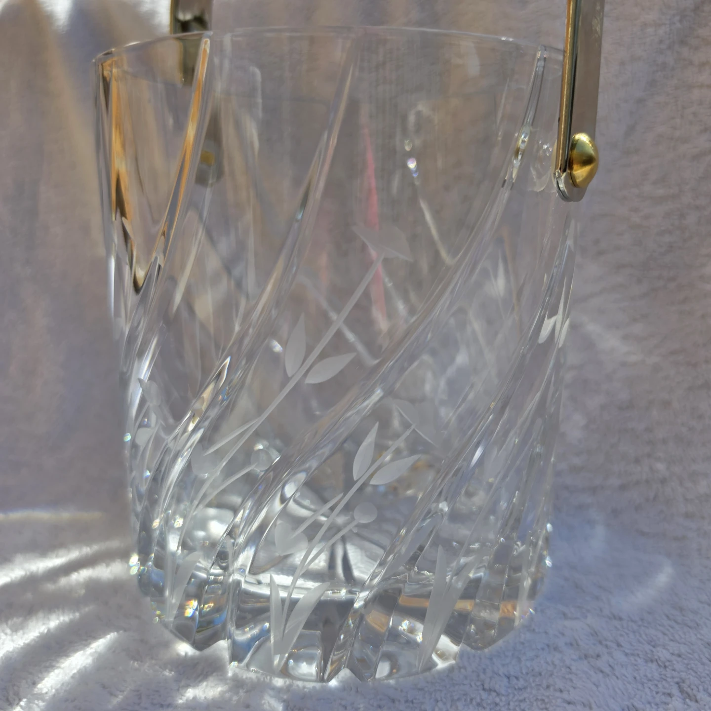 Vintage Mikasa Crystal Ice Bucket - photo 3