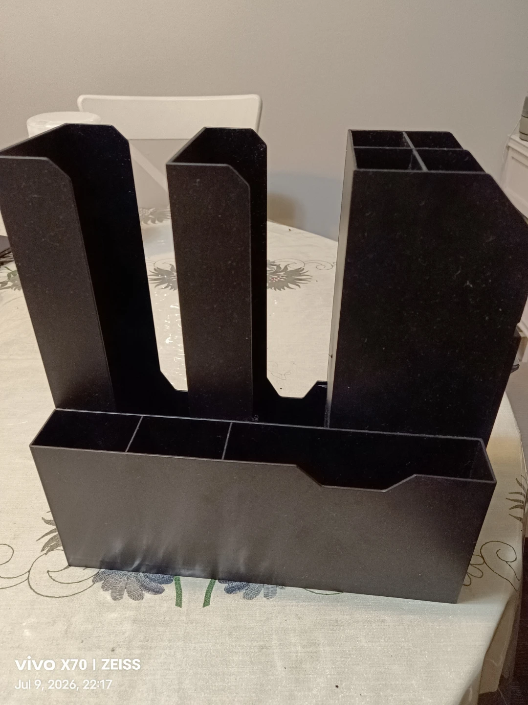 Black Desk Organizer with Drawers - photo 2