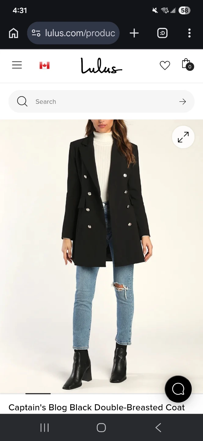 Lulus Black Double-Breasted Blazer - photo 4