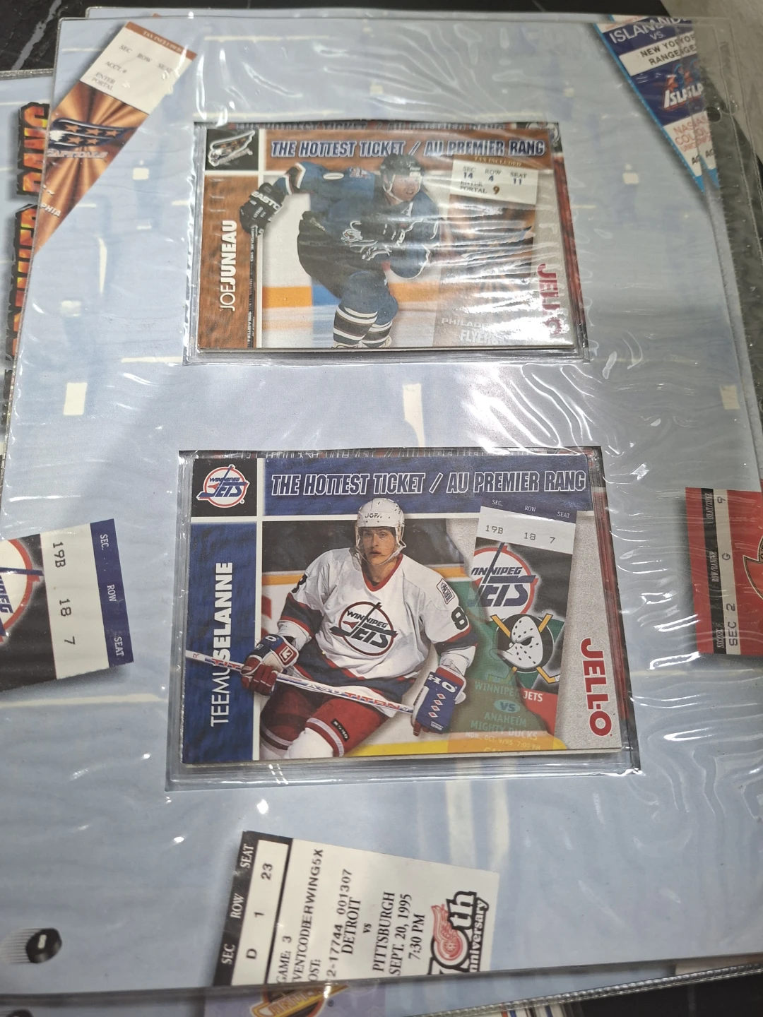 Collection of NHL Hottest Ticket Cards & Stamp Cards - photo 5